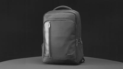 Tigernu Brand High Quality Water Repellent Nylon Men 15.6 inch Laptop Backpack Black&Purple Anti Theft Business Travel Schoolbag
