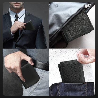 Men's Tigernu wallet 100% leather, designer card wallet, men's wallet, luxury high-quality wallet