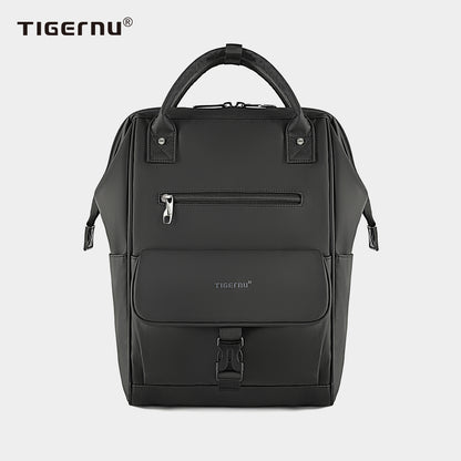 14 laptop backpack women Luxury Fashion Trend Inch Bag Female Waterproof Travel Backpack Classic Day Bag (Light Grey) : Electronics The slim and aesthetic cutting makes it stylish Pink Laptop Backpack and Tote