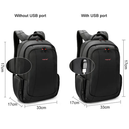 Tigernu Anti Theft Nylon 27L Men 15.6-17 inch Laptop Backpacks School Fashion Travel Backpacking Backpack Male Backpack For Laptop