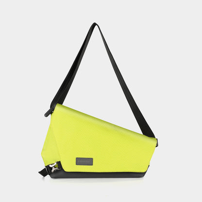 Front view of a green crossbody bag with model T-S8097 no logo