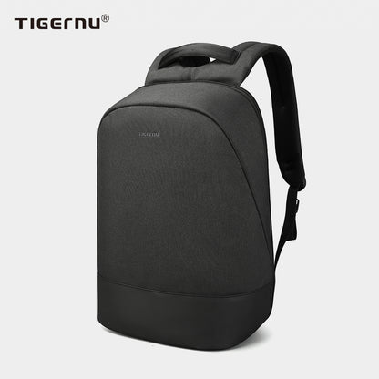 Side view of the black backpack model T-B3595