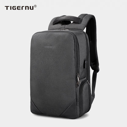 Side view of the black backpack model T-B3601