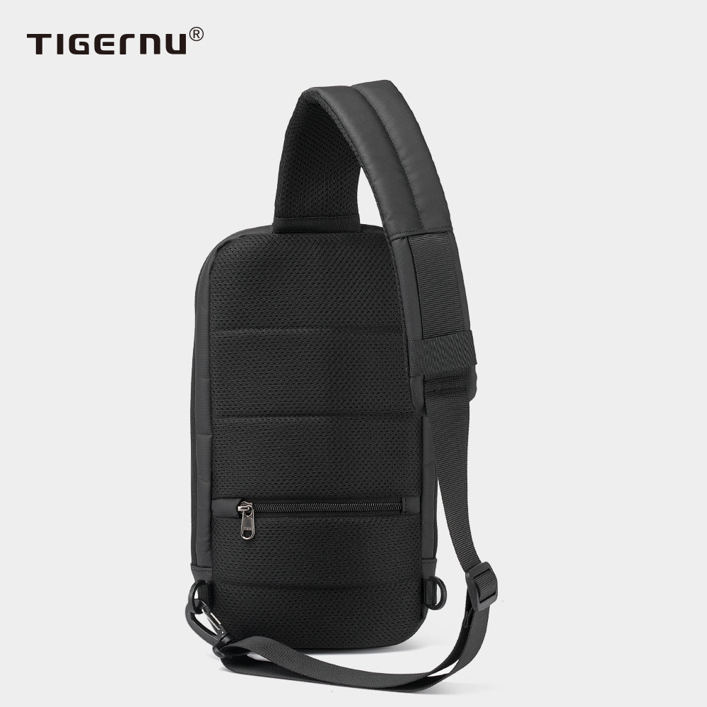 The back view of the T-S8102black TPU shoulder bag