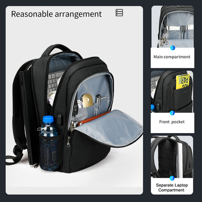 Tigernu Men Backpacks Anti theft USB Charging 15.6 Laptop Bag Mochilas Escolar Feminine Male Bagpack Notebook College Schoolbag
