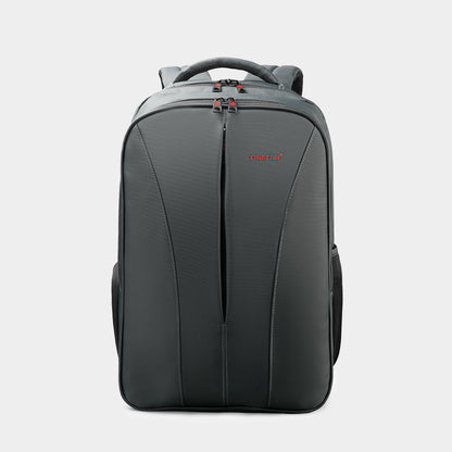 The front view of the grey backpack model T-B3220 no logo