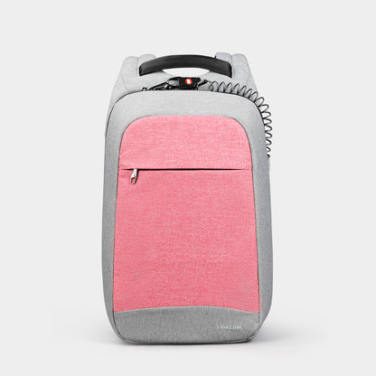The front view of the pin backpack model T-B3399 no logo