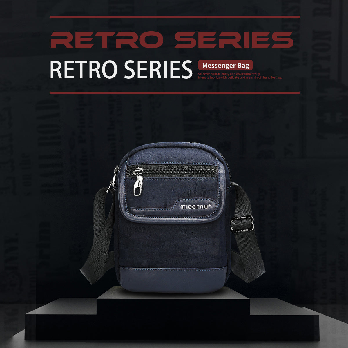 Tigernu Retro Series Classic Men's Shoulder Mini Bag