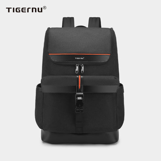 Tigernu's unique high-quality laptop backpack 15.6 inches, men's casual waterproof travel backpack, fashionable youth school backpack