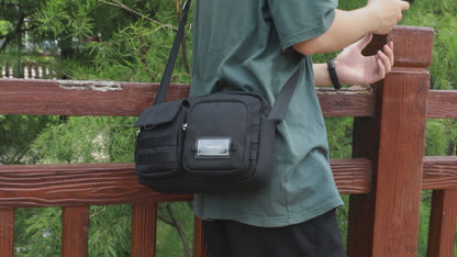 Lifetime warranty, new model, men's shoulder bag, lamp, weight, mini shoulder bag, travel bag, sling, waist bag, loose series