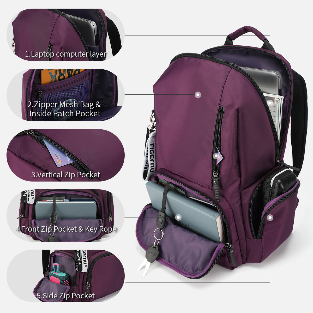 Lightweight Women's Laptop Backpack
