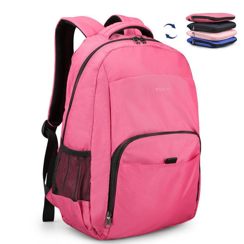 Tigernu women's backpack for school and travel, pink/blue, 14.1 inches